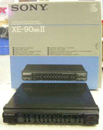 Sony car audio equalizer/crossover